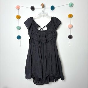 🌟Free People Hailey Mini Black Dress